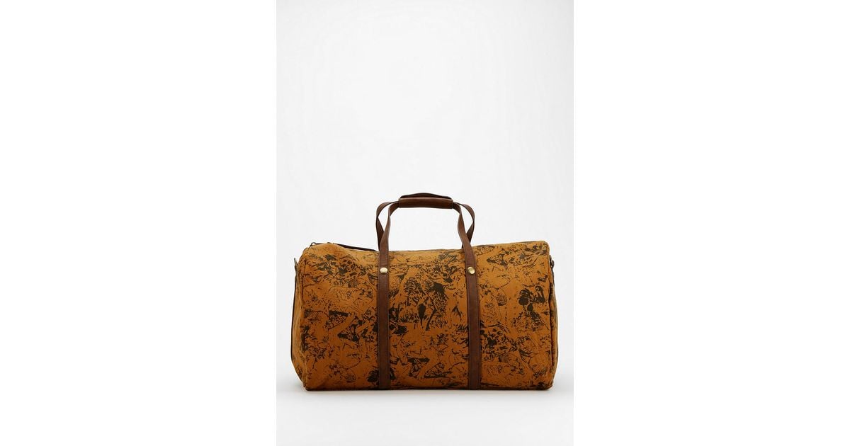 Urban Outers Brown Obey Wolf Pack Weekender Bag Urban Outers Brown Obey Wolf Pack Weekender Bag