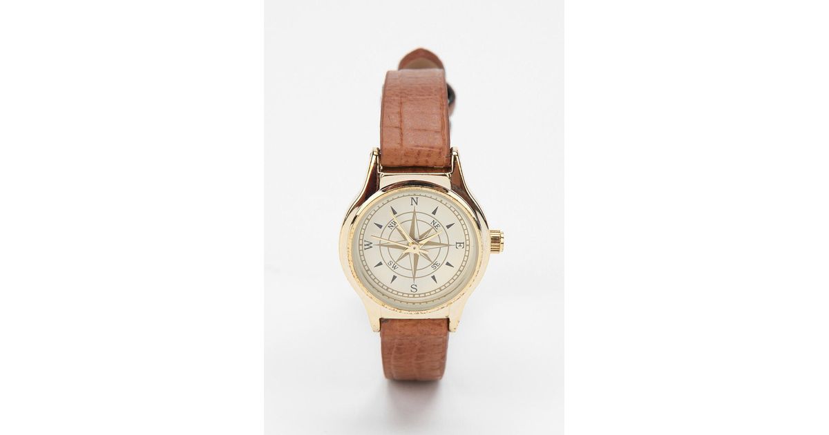 Lyst - Urban Outfitters Traveler Watch in Brown