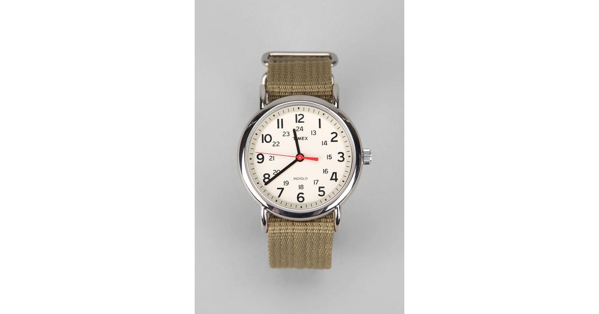 timex weekender straps