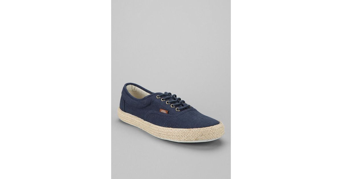 vans espadrilles mens