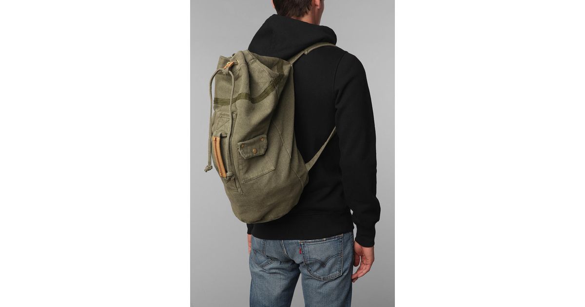 Urban Outers Gray Canvas Duffle Backpack For Men