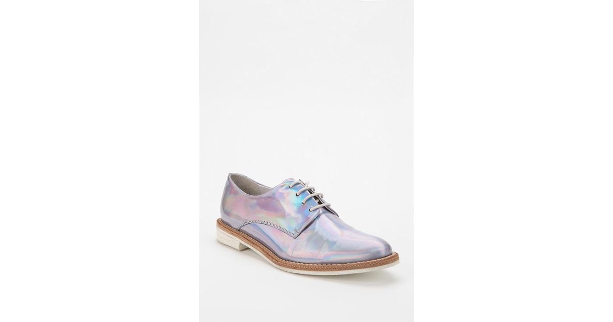 Holographic 2025 oxford shoes