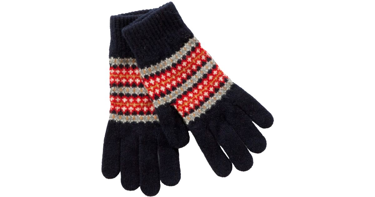 barbour wool gloves