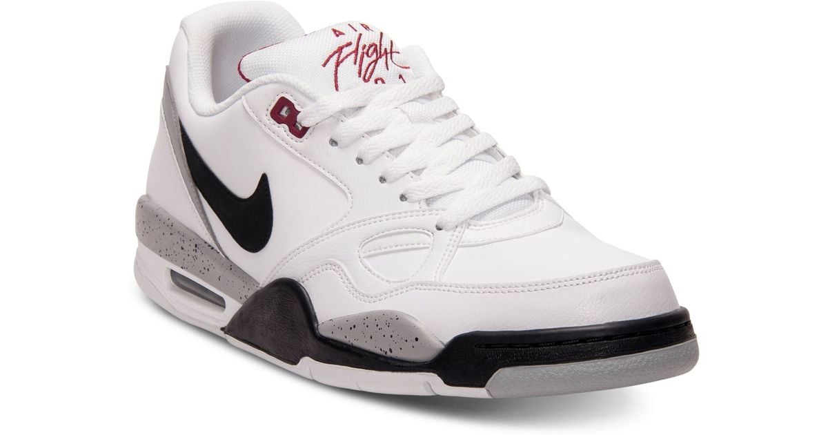 Nike Flight Low Basketball Sneakers in White for Men | Lyst
