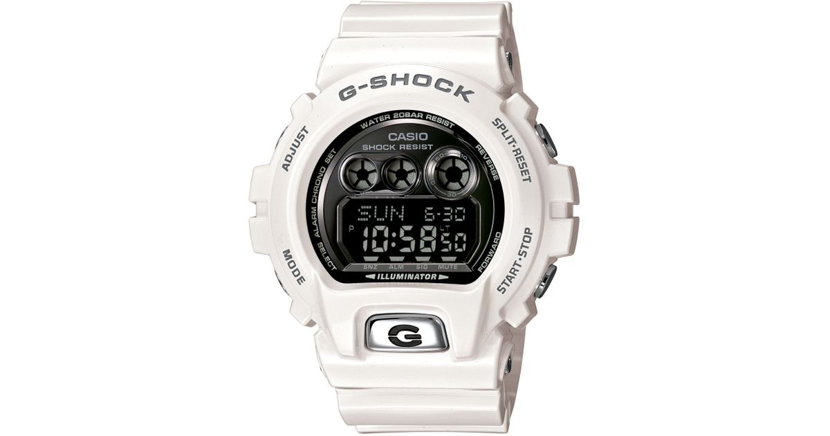casio g shock white strap