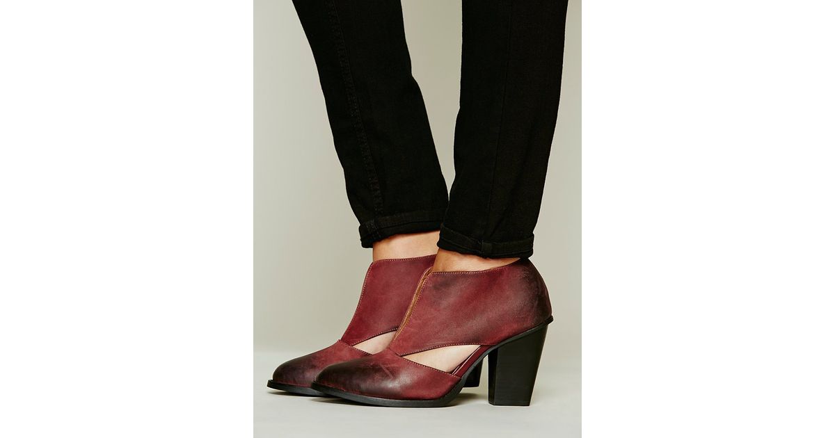 jeffrey campbell deep v ankle boot
