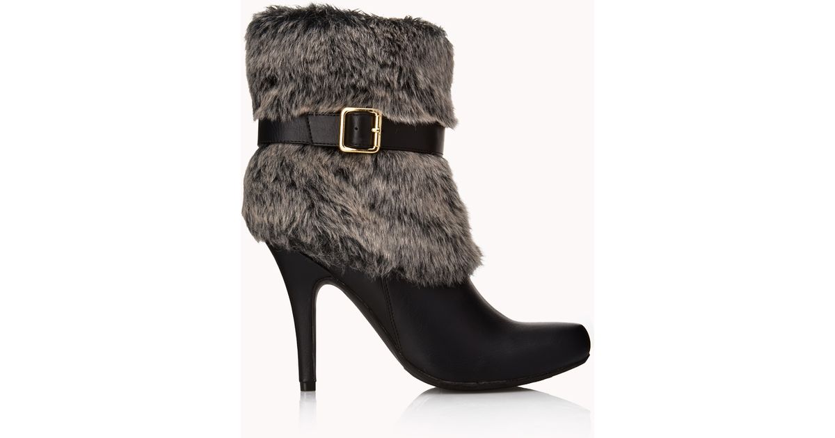 forever 21 fur boots