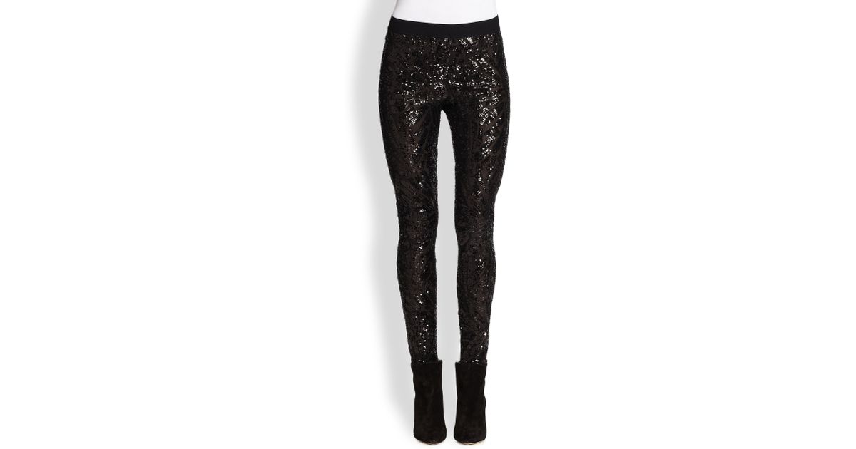 black sequin pants express