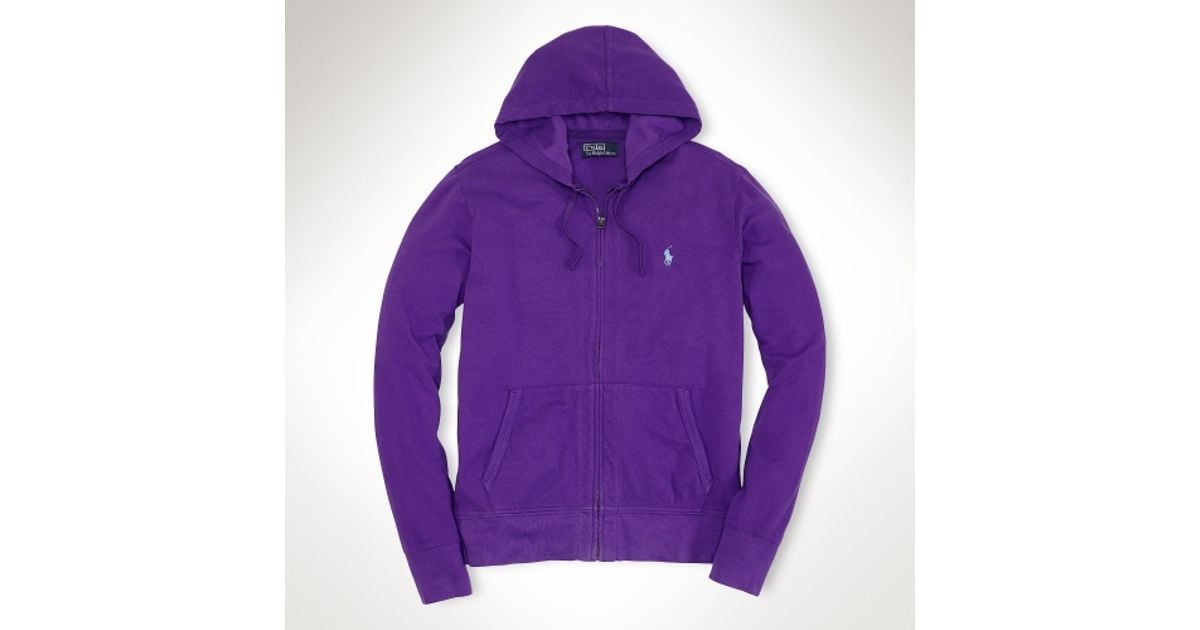 purple polo jacket