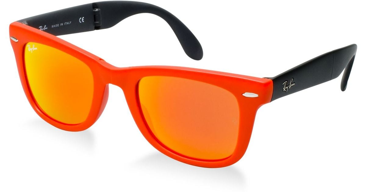 ray ban orange glasses
