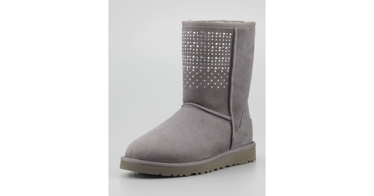 ugg bling studded short boot