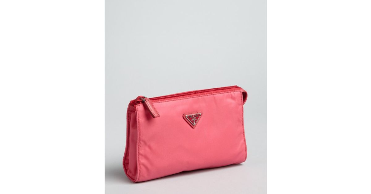 prada pouch pink