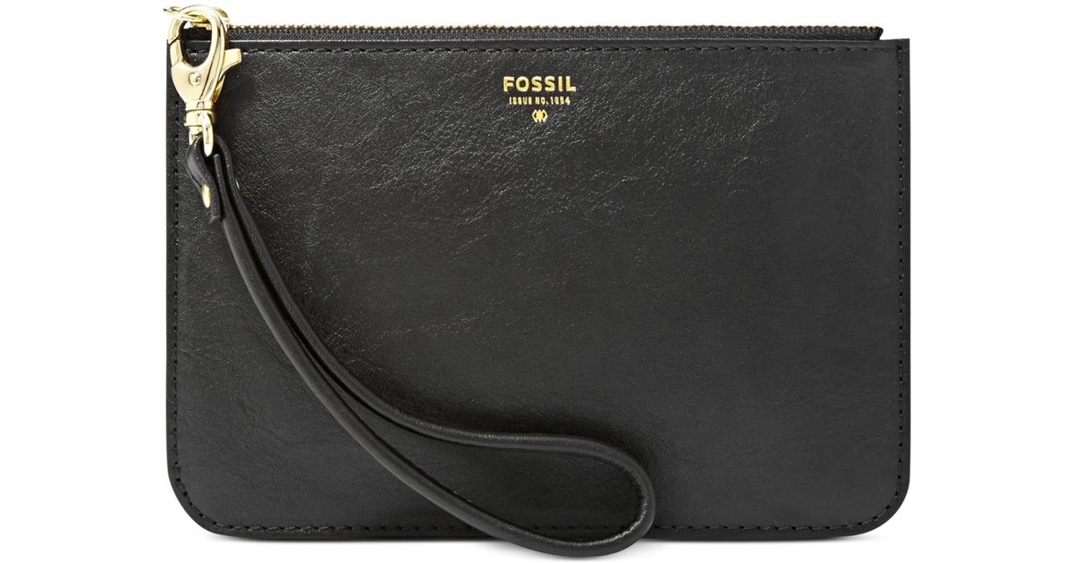 fossil zipper pouch