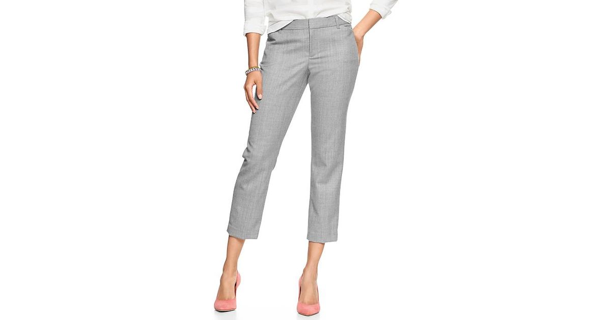 gap slim cropped pants