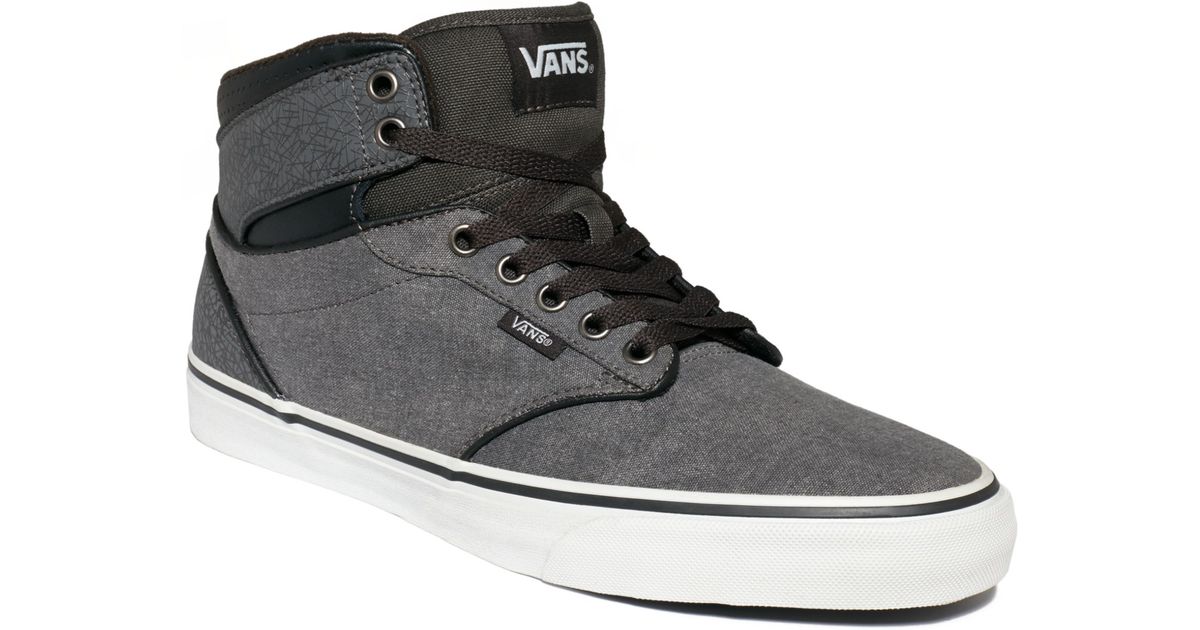 alone Incessant hammer Vans Atwood Hi Sneakers in Gray for Men | Lyst
