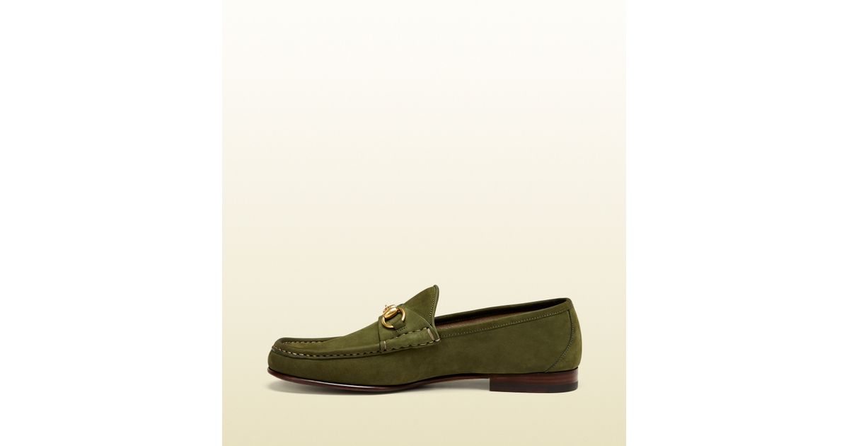 olive green gucci shoes