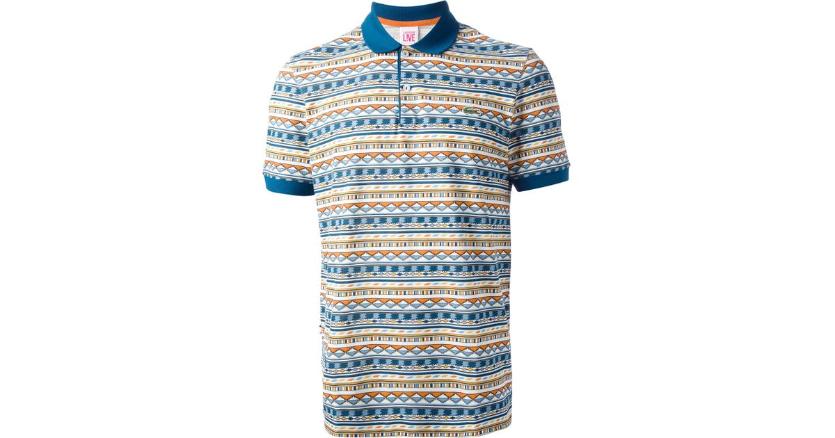patterned polo shirts