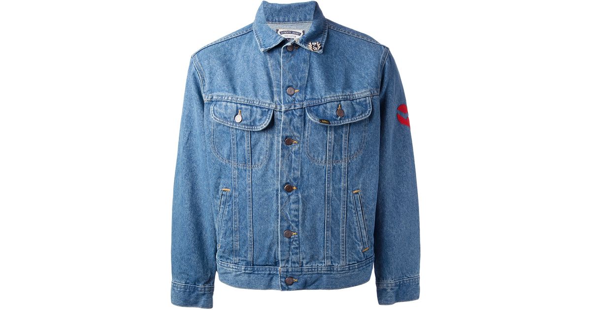 Opening Ceremony Vintage Elvis Denim Jacket in Blue for ...