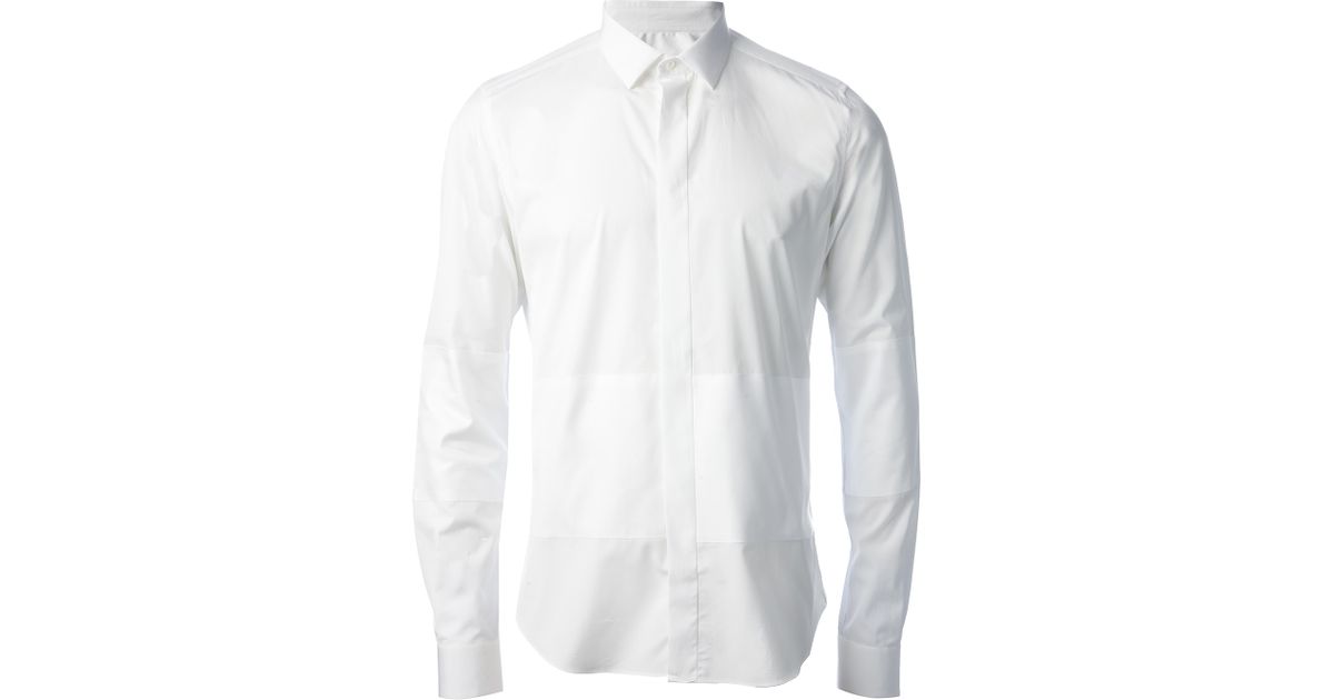 cheap white collared shirts