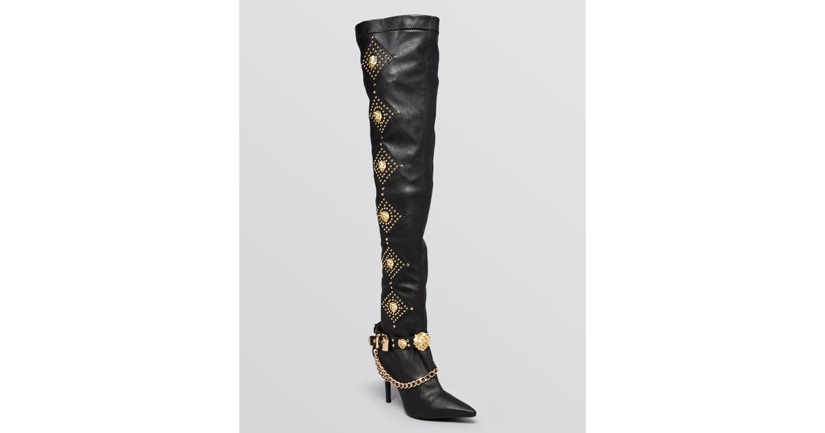 the band knee high platform boot jeffrey campbell