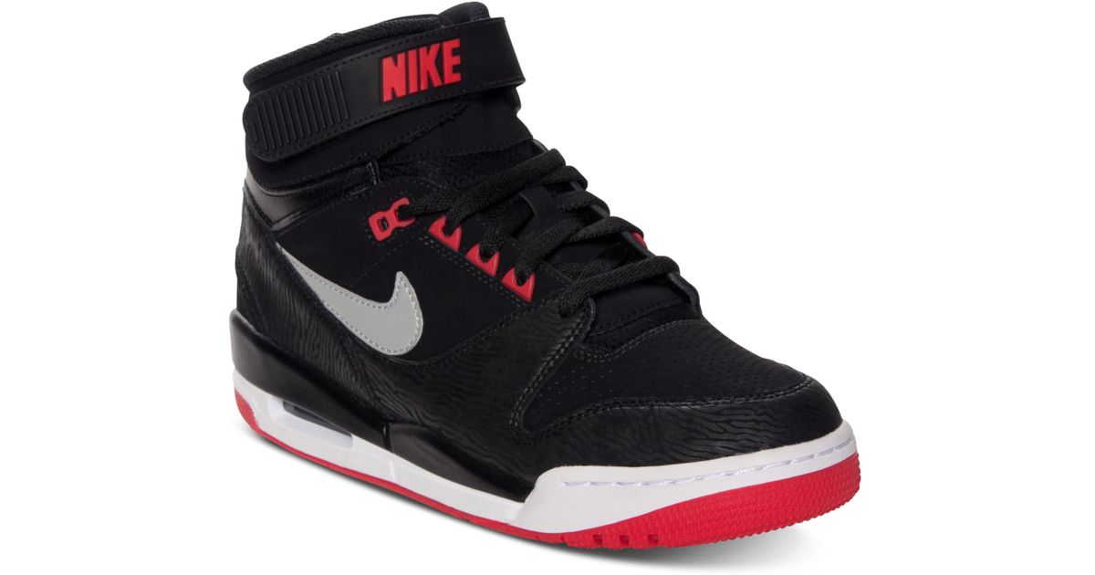 Nike Air Revolution Basketball Sneakers in Black/Silver/Red (Black) for Men  | Lyst