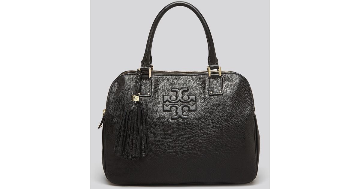 tory burch zip satchel