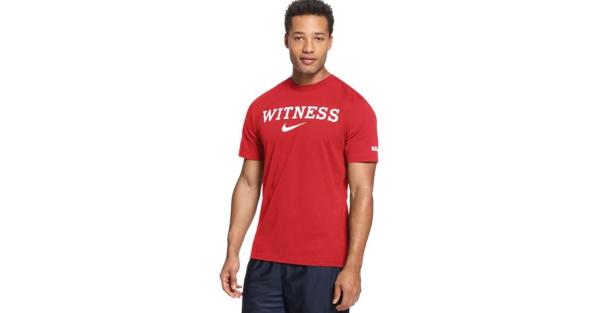lebron witness t shirt