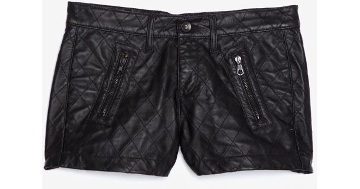 rag & bone leather shorts