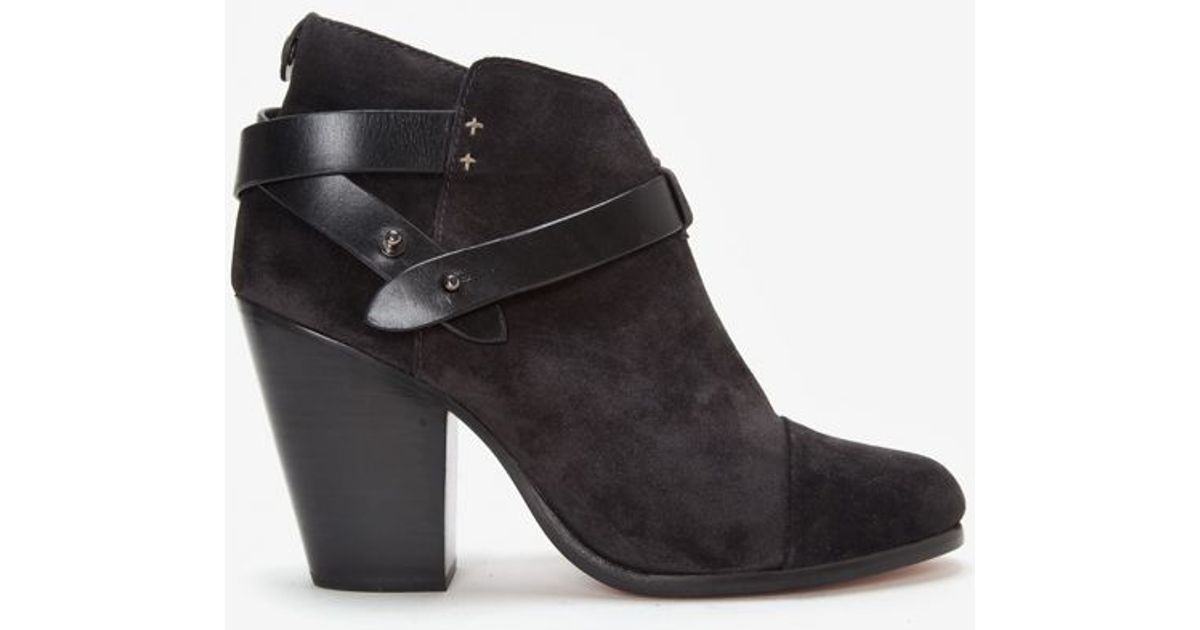 Rag & Bone Harrow Harley Suede Boot Asphalt in Grey-Dark ...