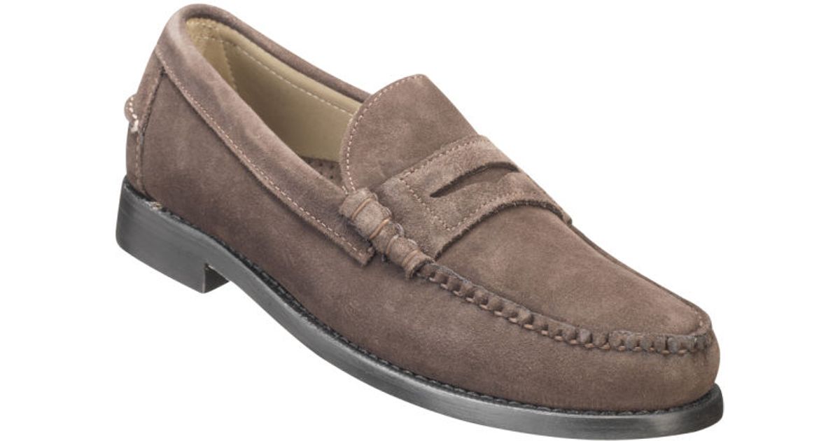 sebago suede loafers