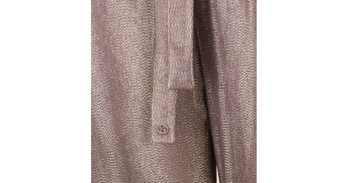 gucci metallic pants