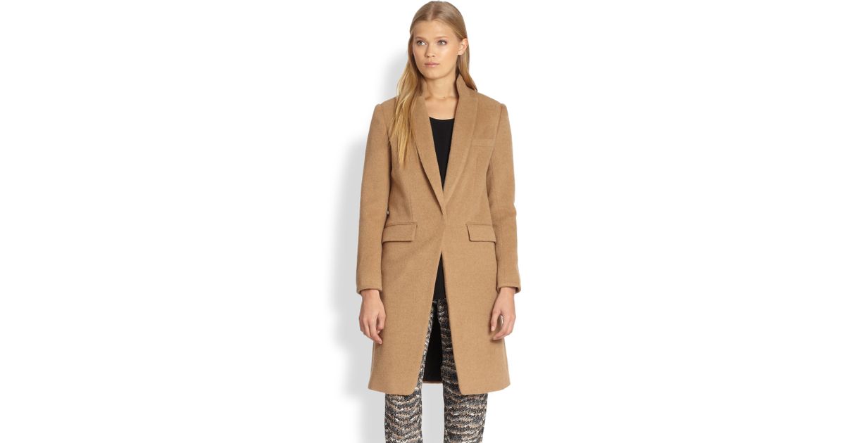 rag and bone camel coat