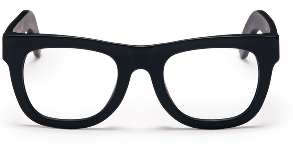 Retrosuperfuture Ciccio Optical Black Matte Glasses for Men | Lyst