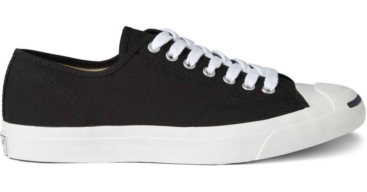 Converse Jack Purcell Canvas Sneakers in Black for Men - Lyst