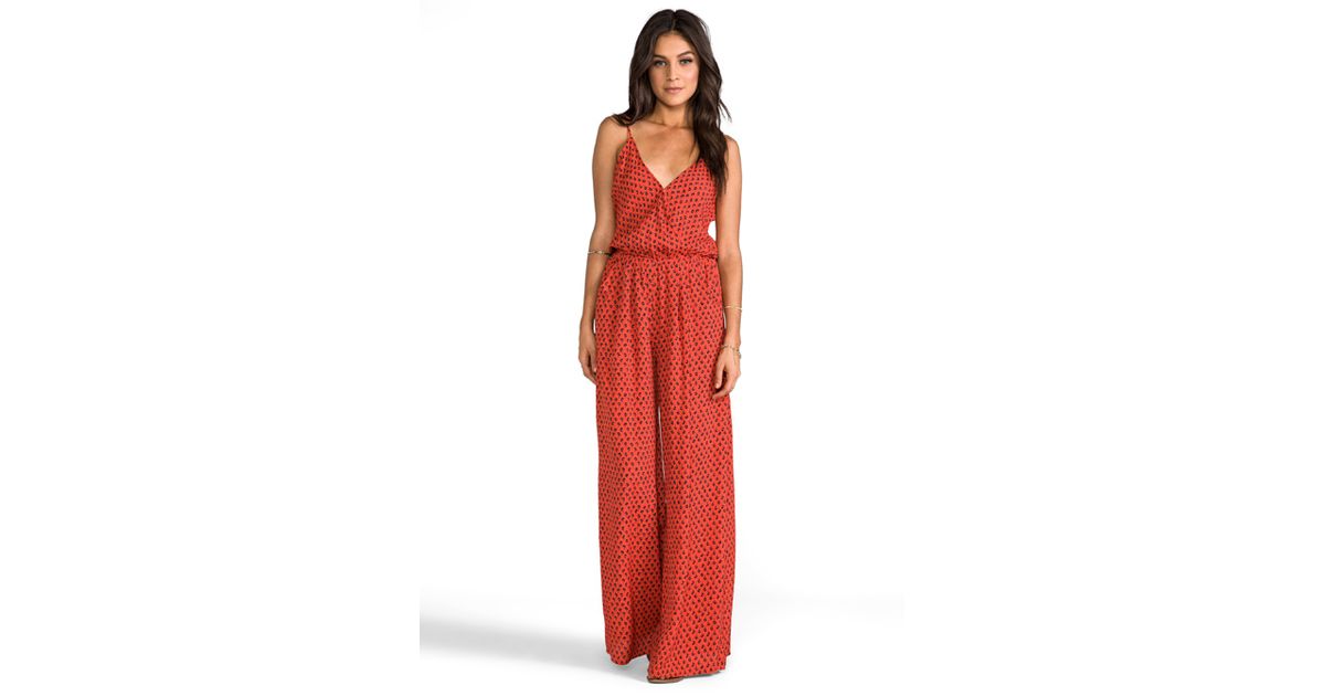 burnt orange jump suit