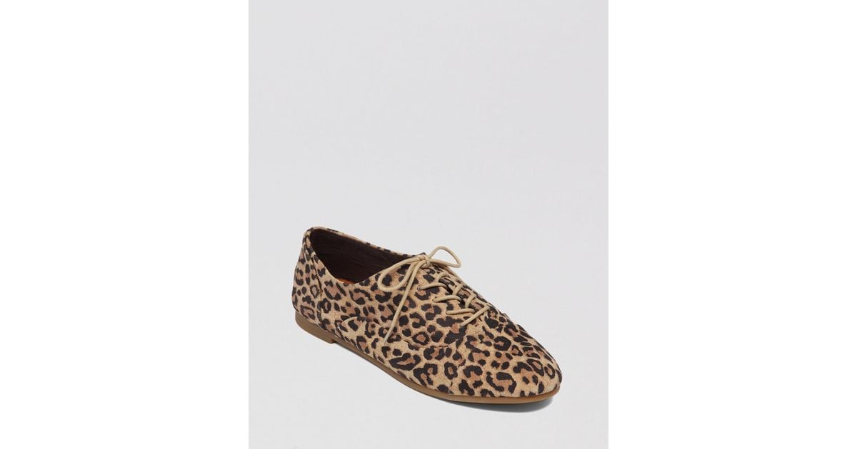 lucky leopard print flats