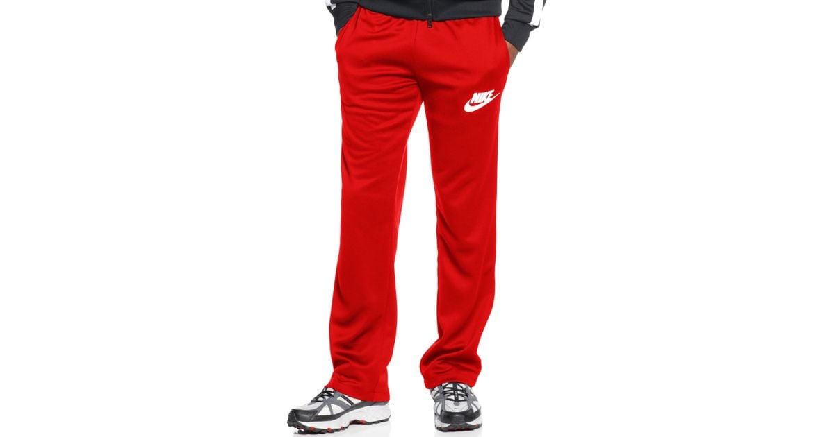 Lyst - Nike Logo Track Pants in Red for Men