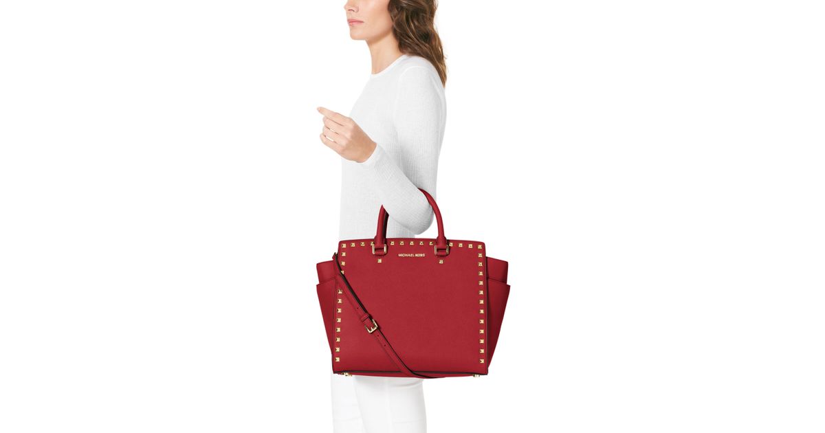michael kors selma studded large