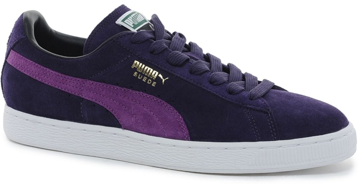 PUMA Suede Sneakers in Purple for Men Lyst