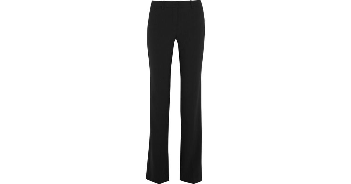 Theory Stretch Bootcut Pants in Black - Lyst