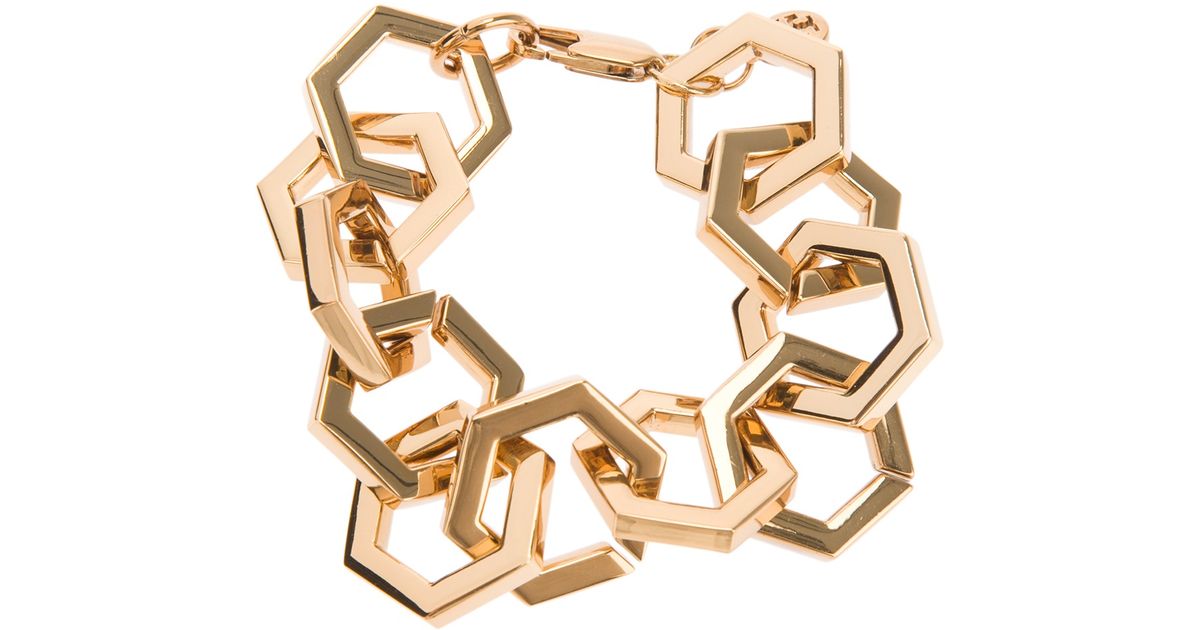 Tory Burch Chain Link Bracelet in Metallic Lyst