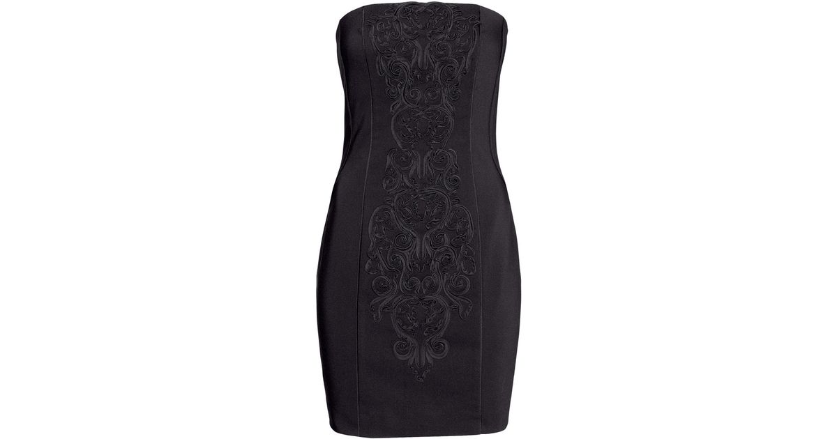 strapless h&m