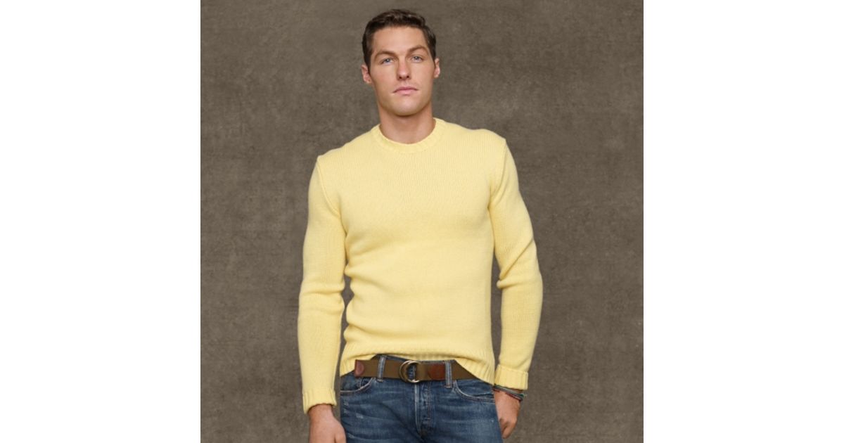 polo ralph lauren men's crew neck sweater