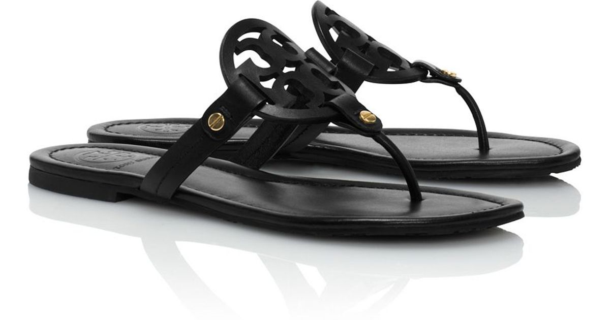 tory burch sandals miller black
