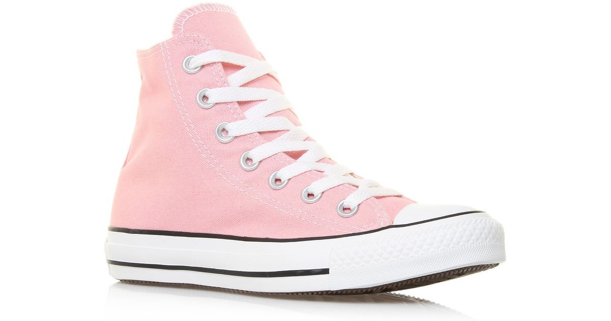 peach converse high tops