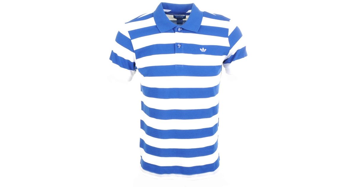 adidas blue polo shirt