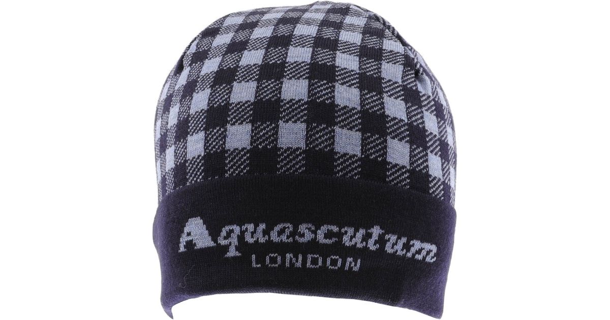 aquascutum beanie hat
