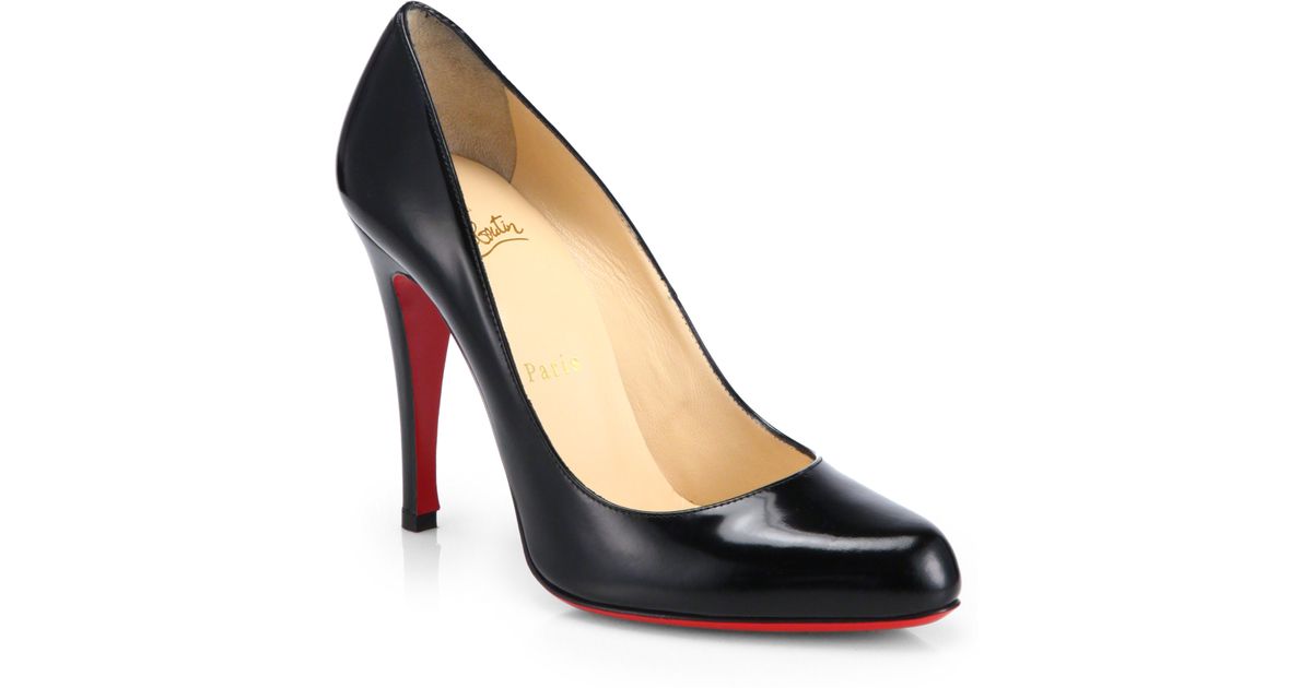 christian louboutin decollete jazz calfskin pumps christian louboutin decollete jazz calfskin pumps