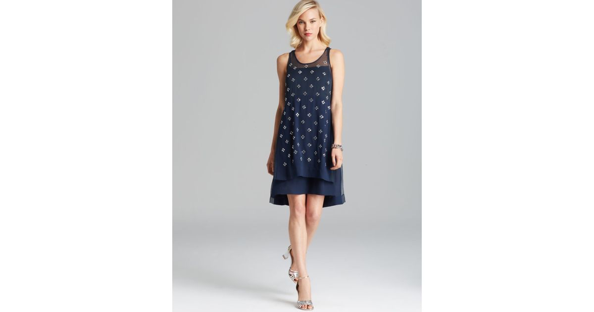 diane von furstenberg navy dress
