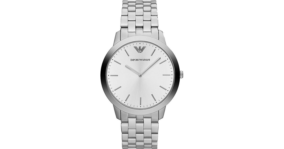 armani watch white dial